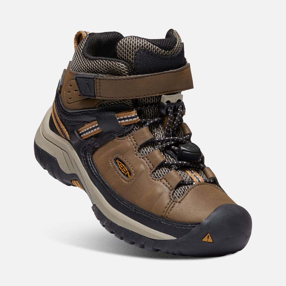 Botas de Seguridad Keen Mexico Marrom/Negros - Niños Targhee Waterproof - NS5869124